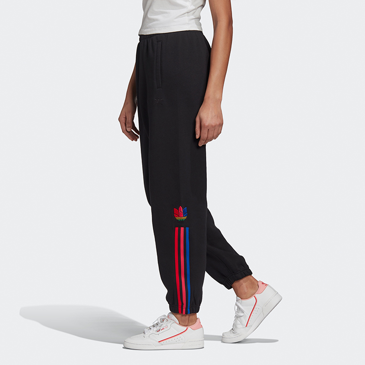 Женские штаны adidas originals (черные) — фото 5