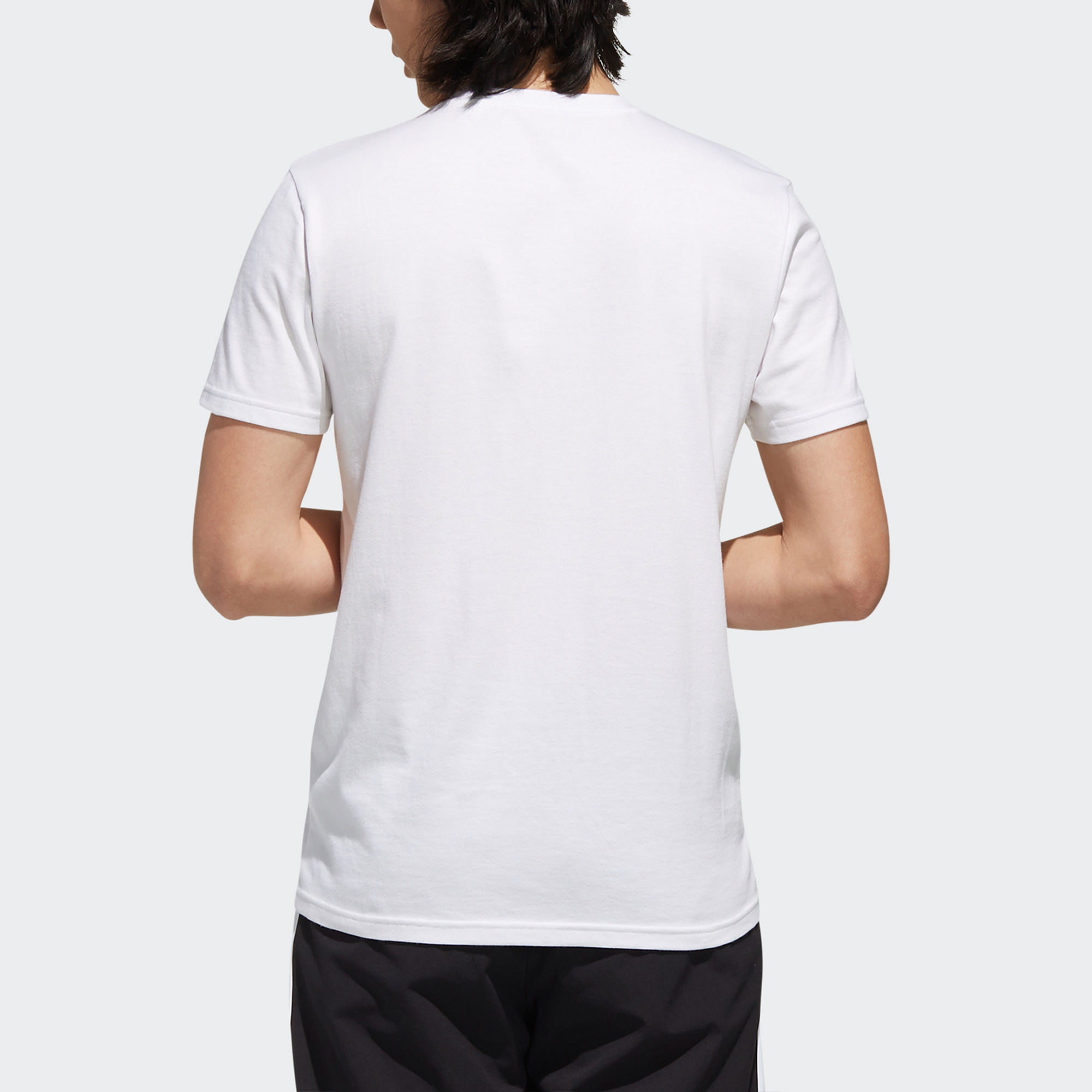 Мужская футболка adidas neo (белая) — фото 6