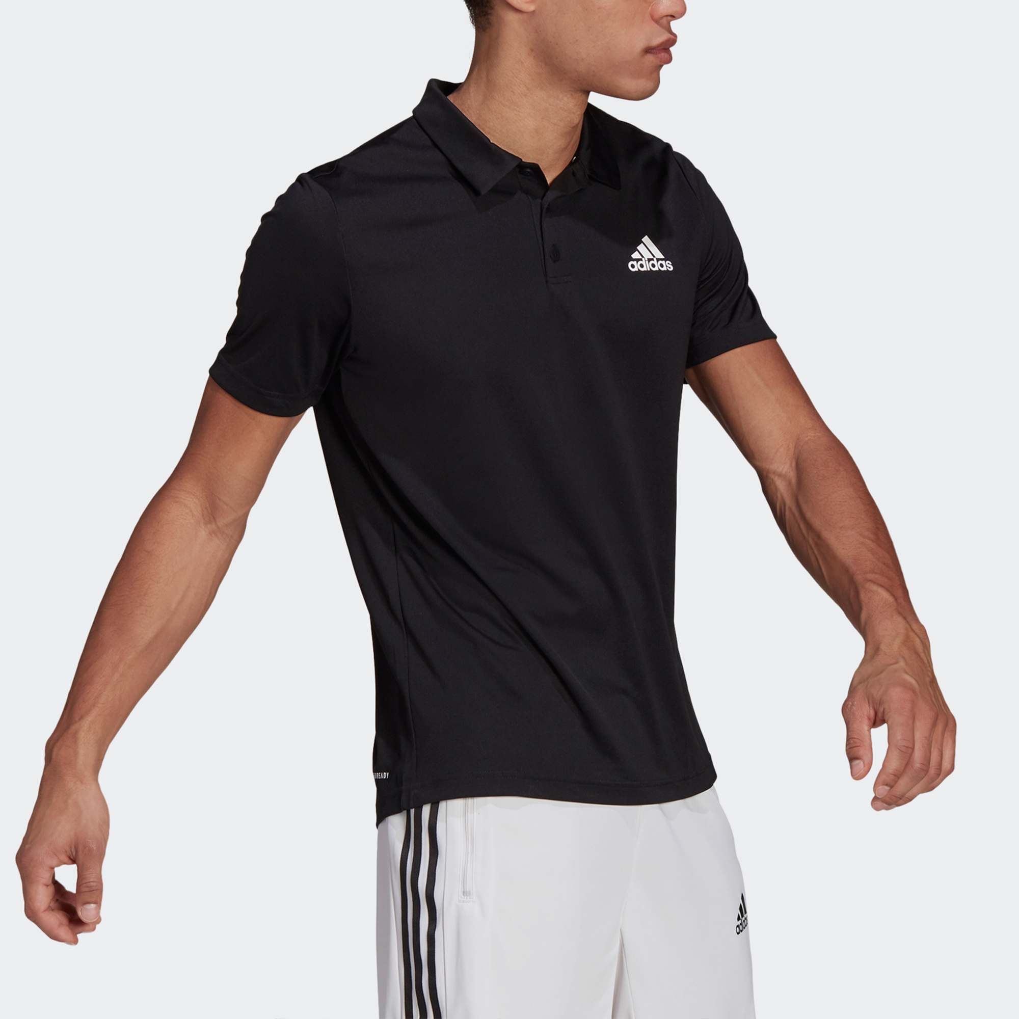 Мужская футболка adidas (черная) — фото 5