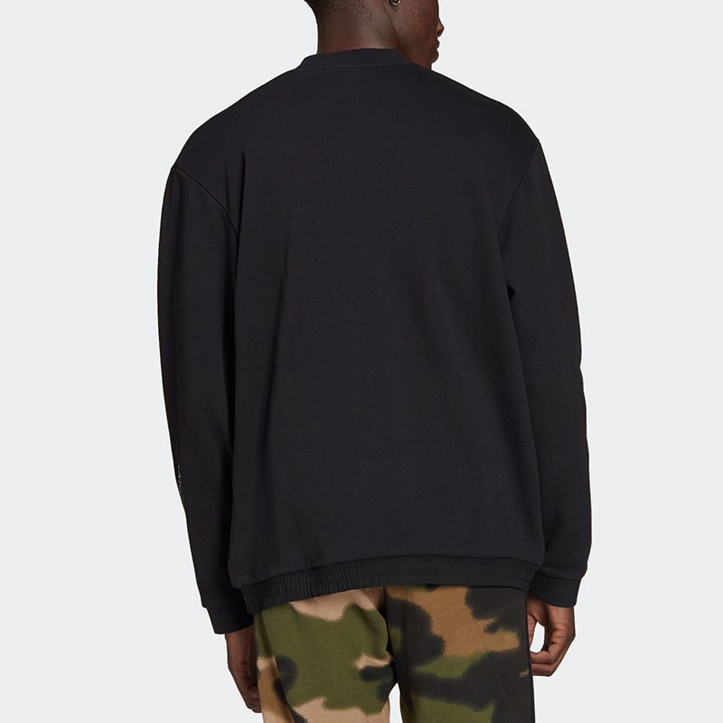 Мужское худи adidas originals Sprt Arc Crew (черное) — фото 3