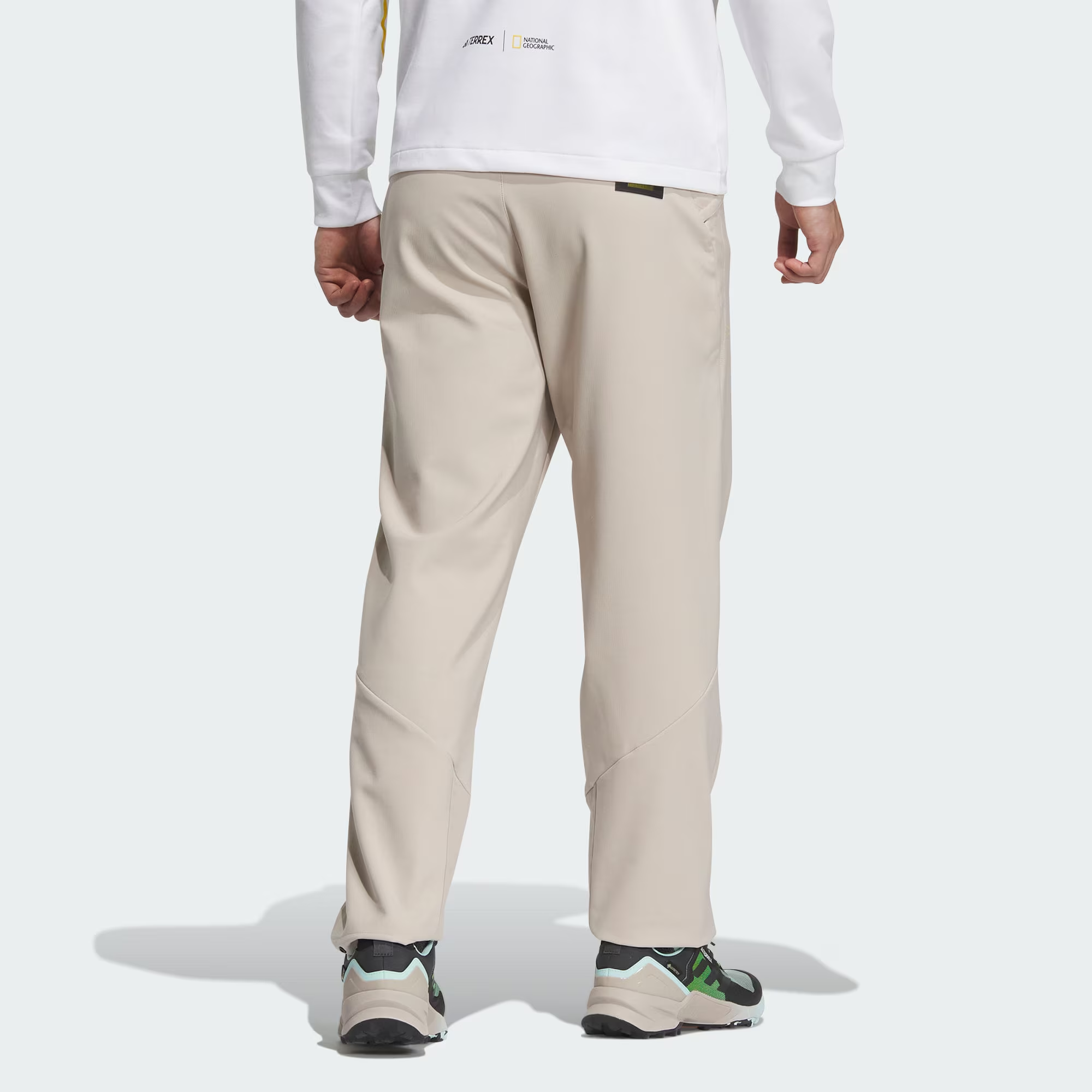 Adidas National Geographic Co Branded Section Sports Pants Men’s Light Umber Moderate