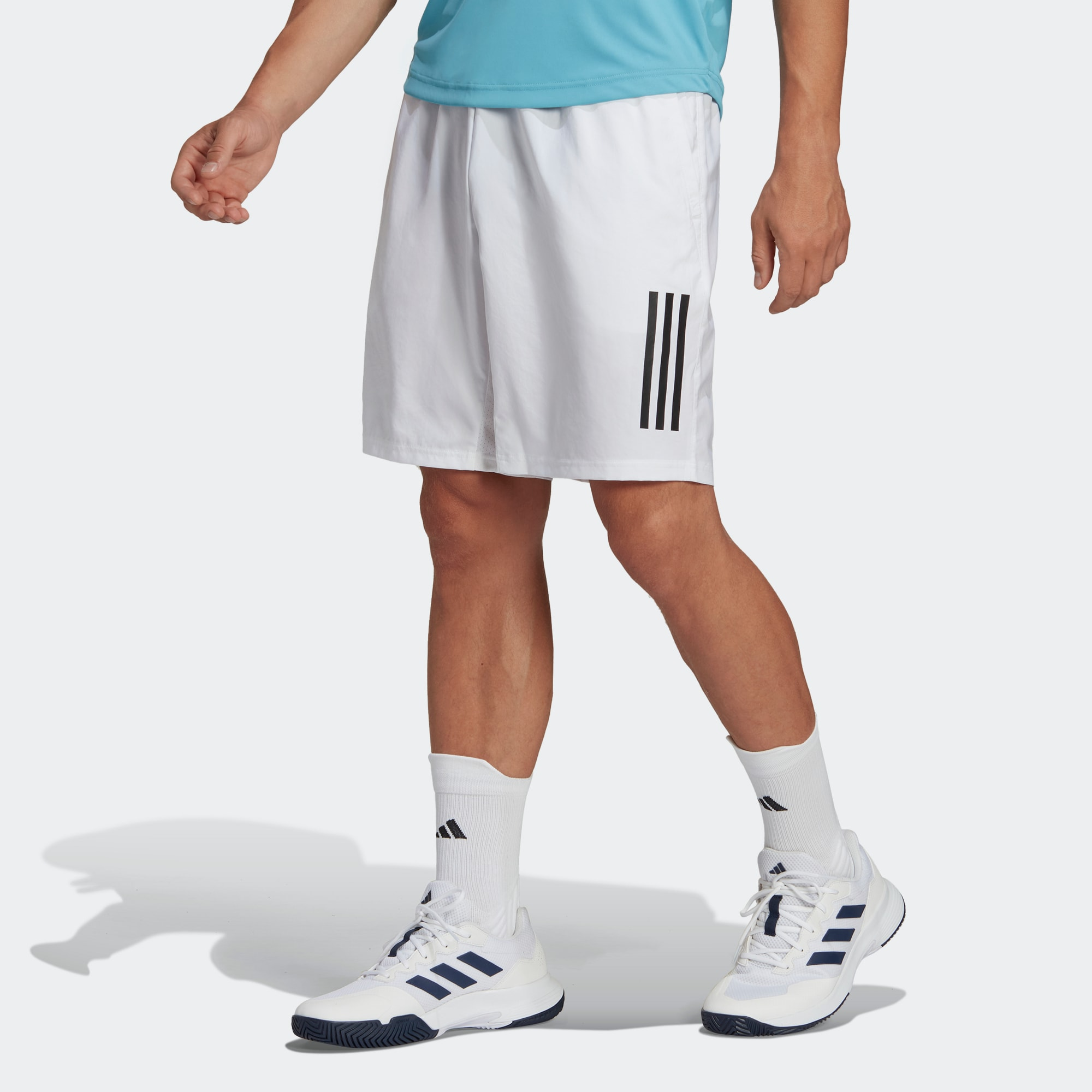 Adidas Free Shipping With AdiClub Club 3 Stripes Tennis Shorts