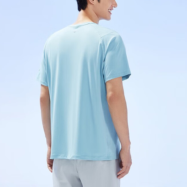Anta Running Collection Running T Shirt Men’s Sky Smoke Blue