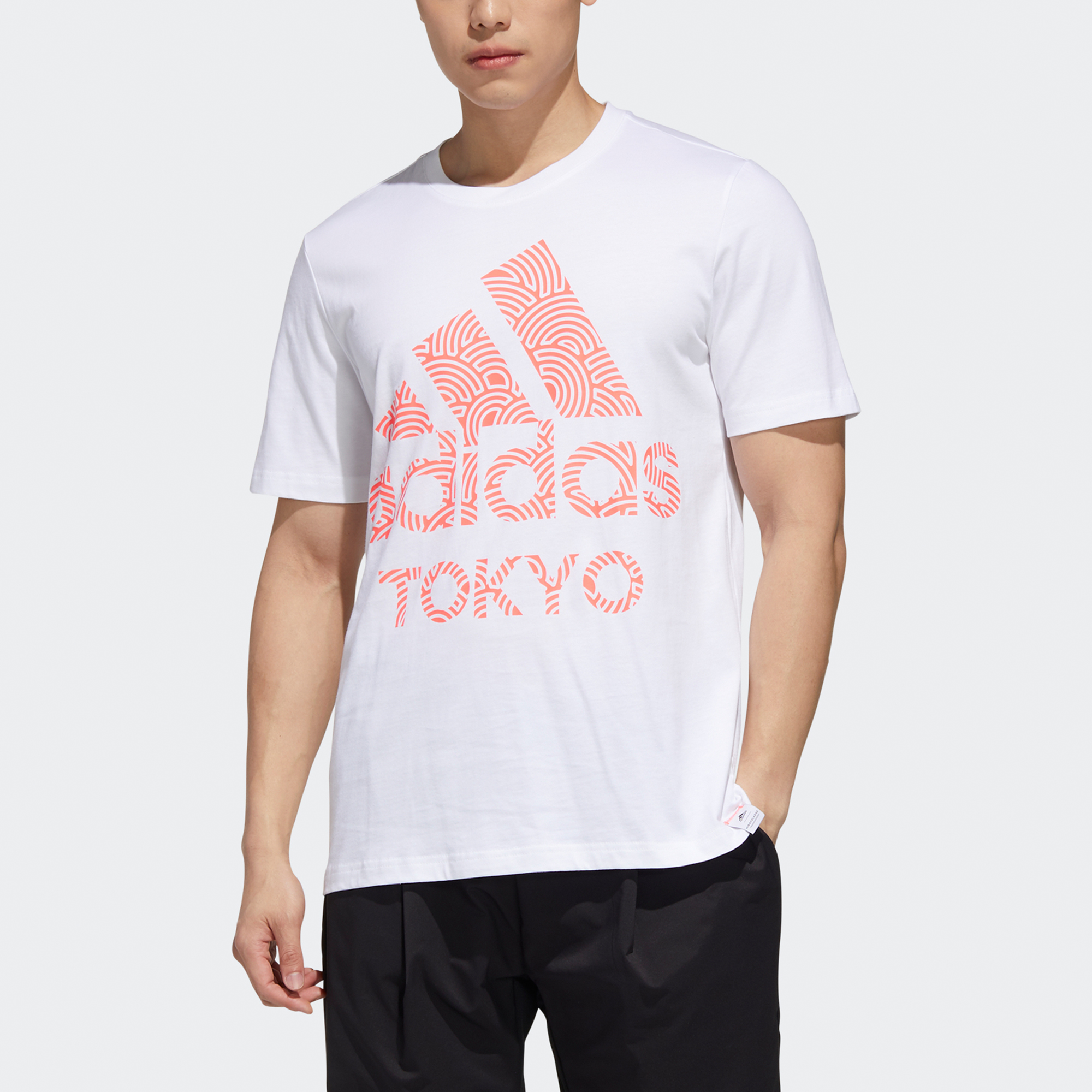 Мужская футболка adidas Tyo Ss Tee M (белая) — фото 3