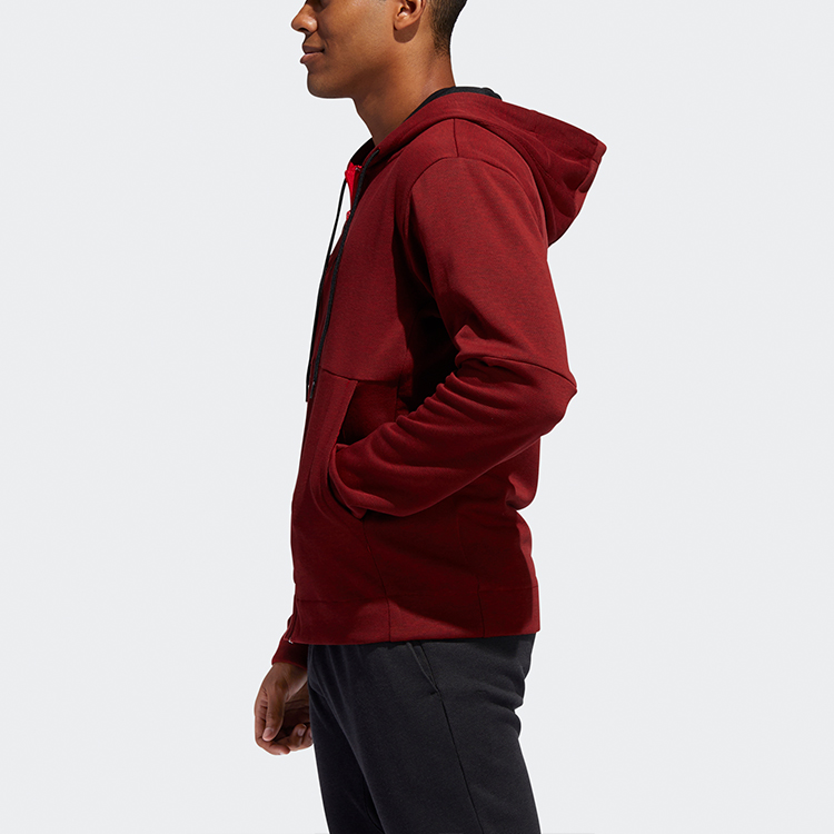 Мужская куртка adidas CNY CU Hoodie (красная) — фото 6