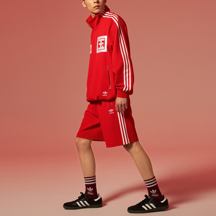Adidas Originals Sports Shorts Unisex Light Scarlet Moderate