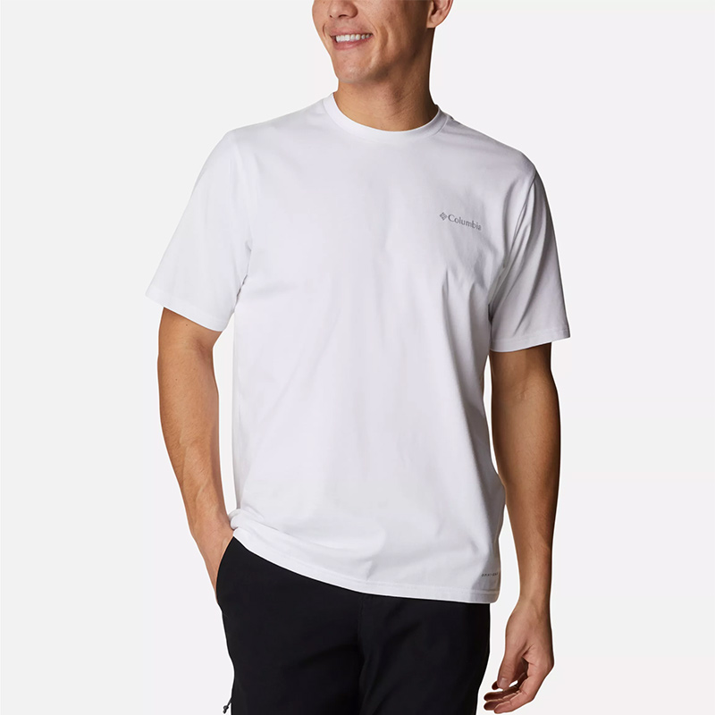 Columbia Sun Trek Quick Dry T Shirts Men’s White