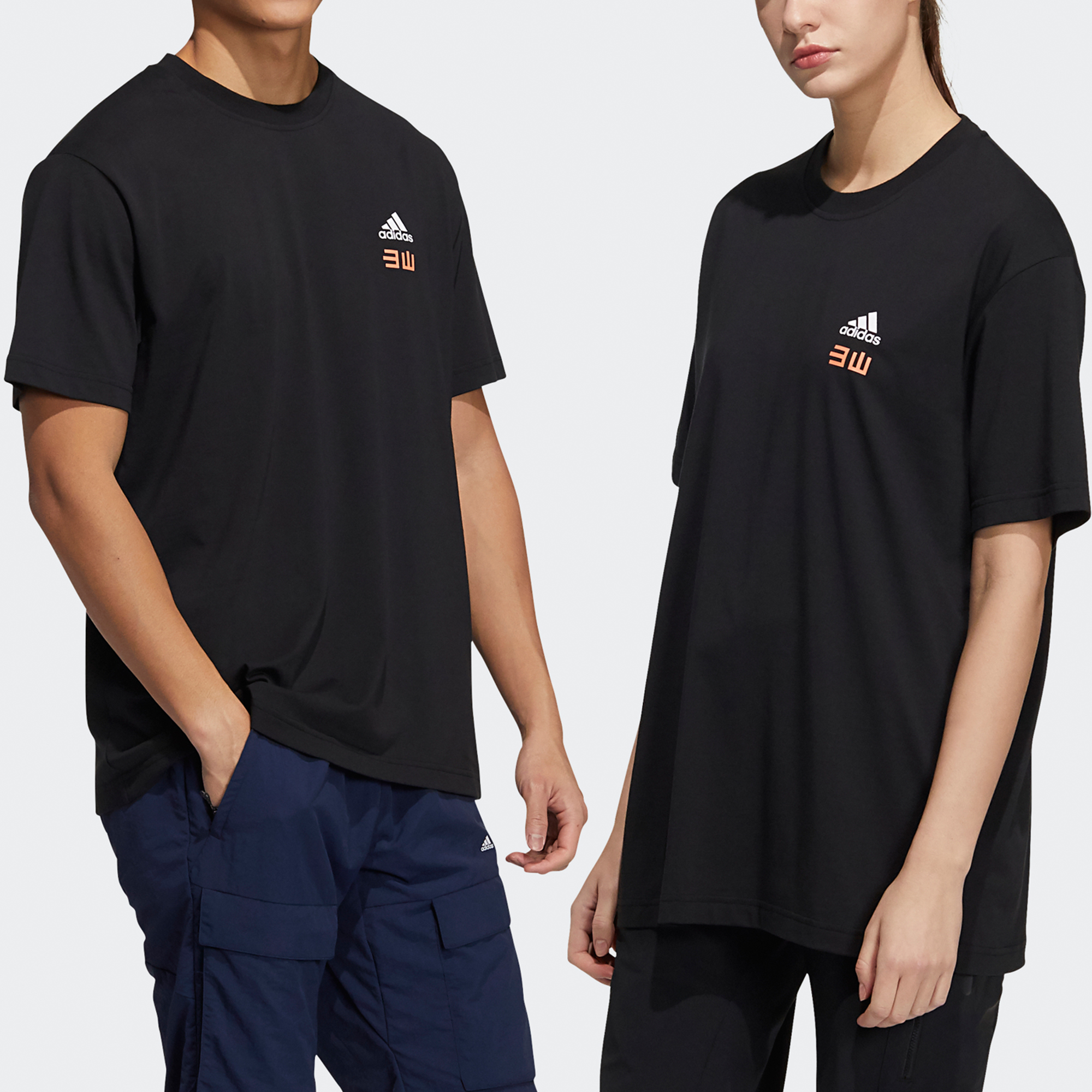 Футболка adidas (черный) — фото 2