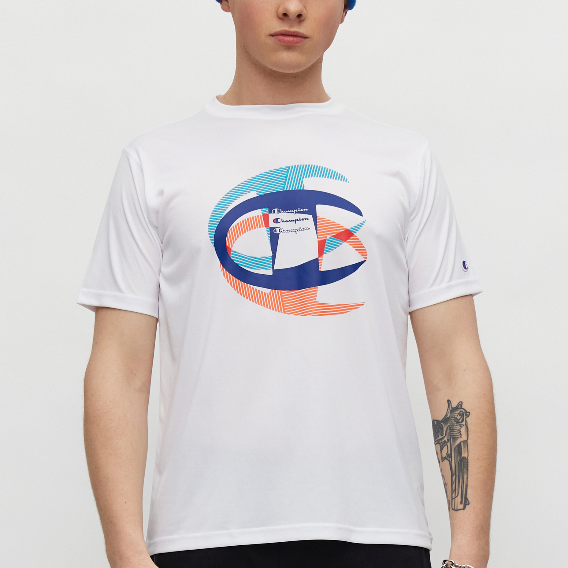 Футболка Champion Big C Logo (белая) — фото 6