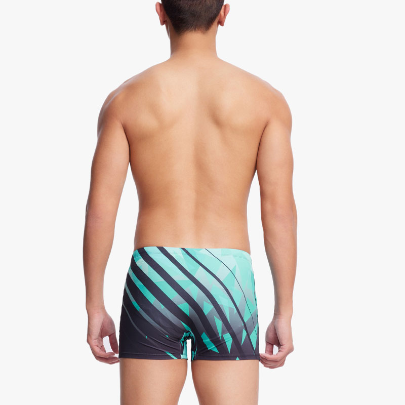 Anta Swimsuit Men’s Color Block Green/Basic Black