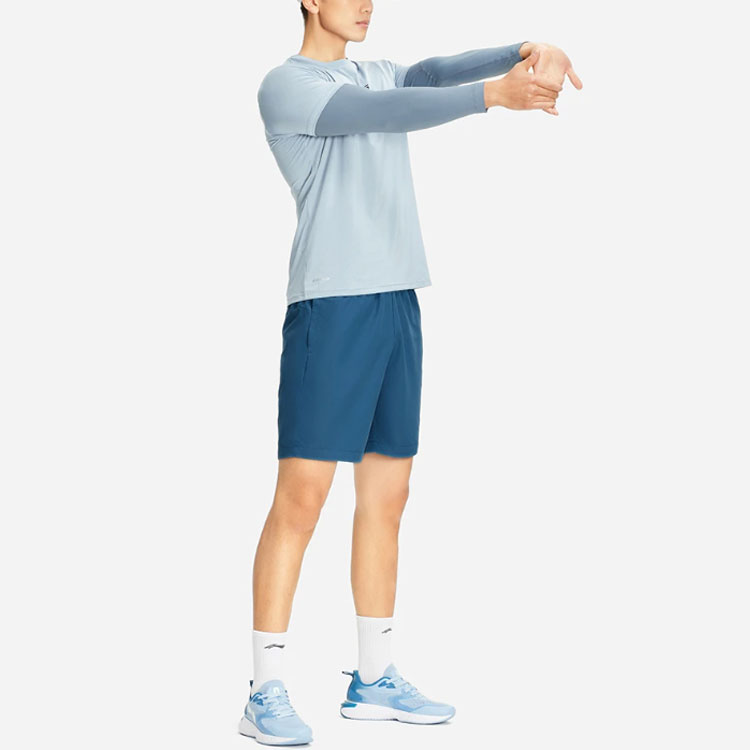 Li Ning Fitness Series Sports Shorts Men’s Dark Star Blue