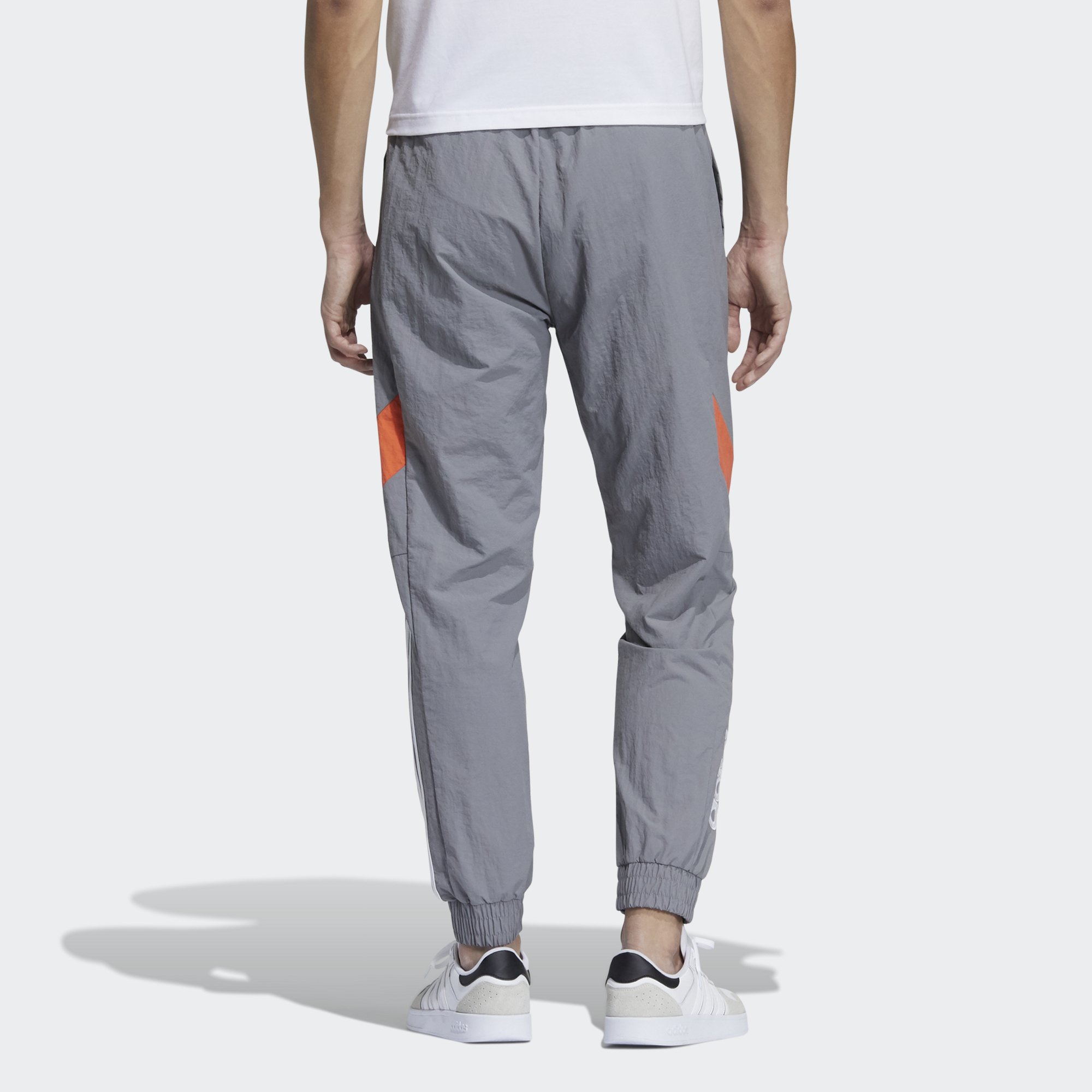 Мужские штаны adidas neo logo (серый) — фото 3