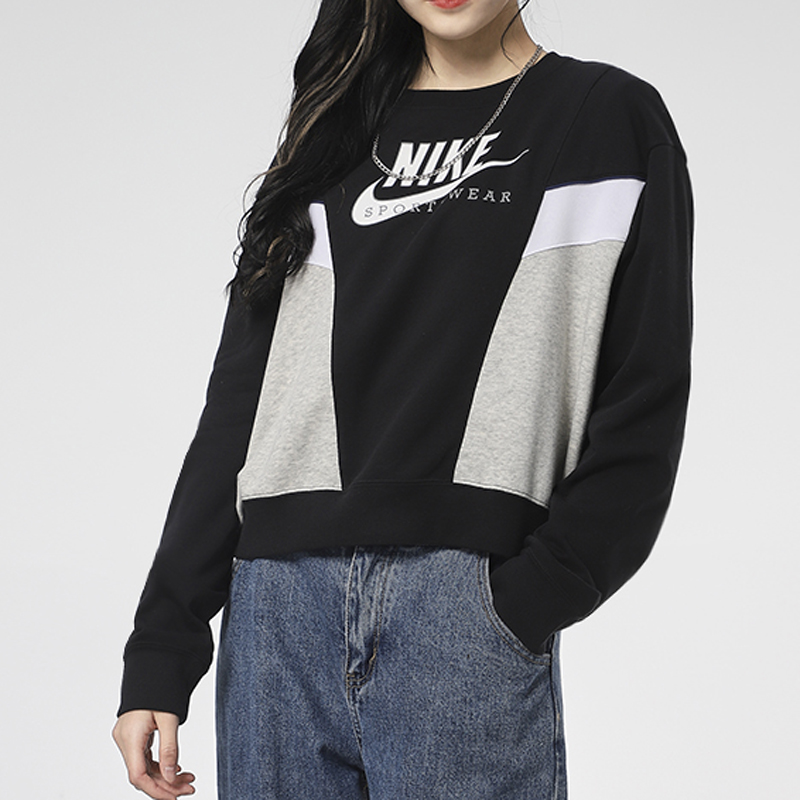 Женский свитшот Nike (черный) — фото 5