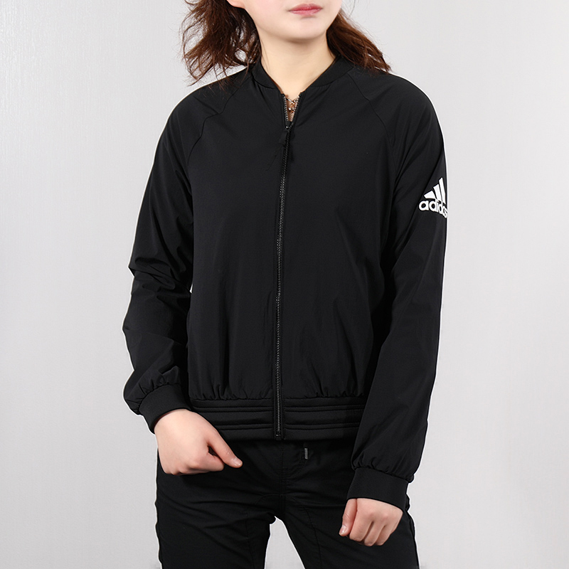 Женская куртка adidas (черная) — фото 4