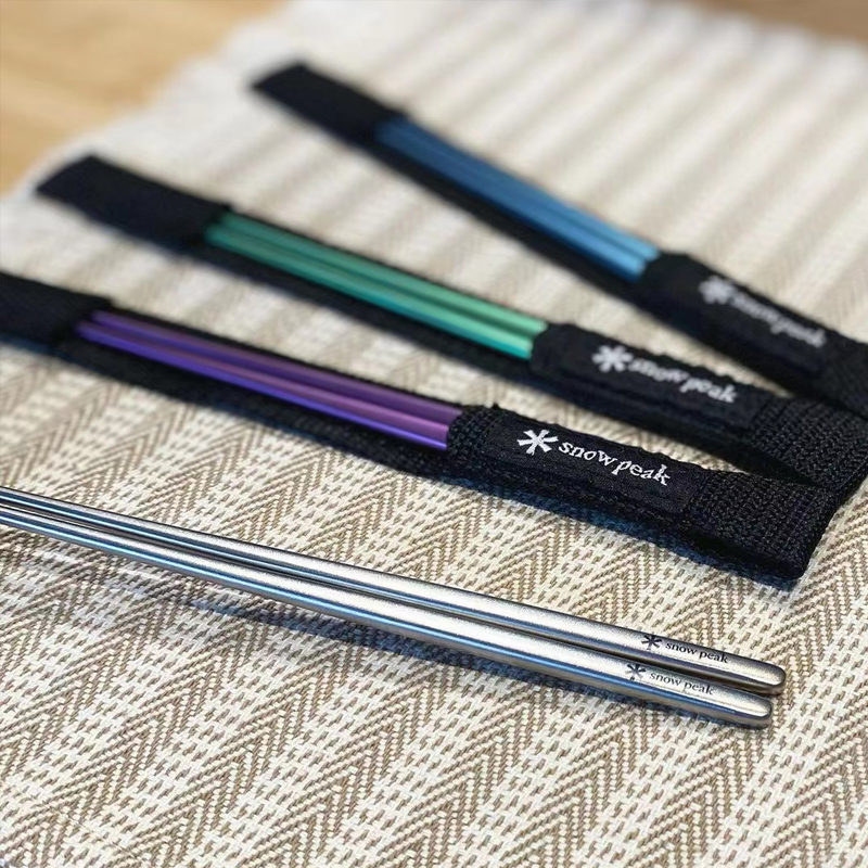 Snow Peak Tableware Camping Chopsticks 1 2 Persons Pure Titanium