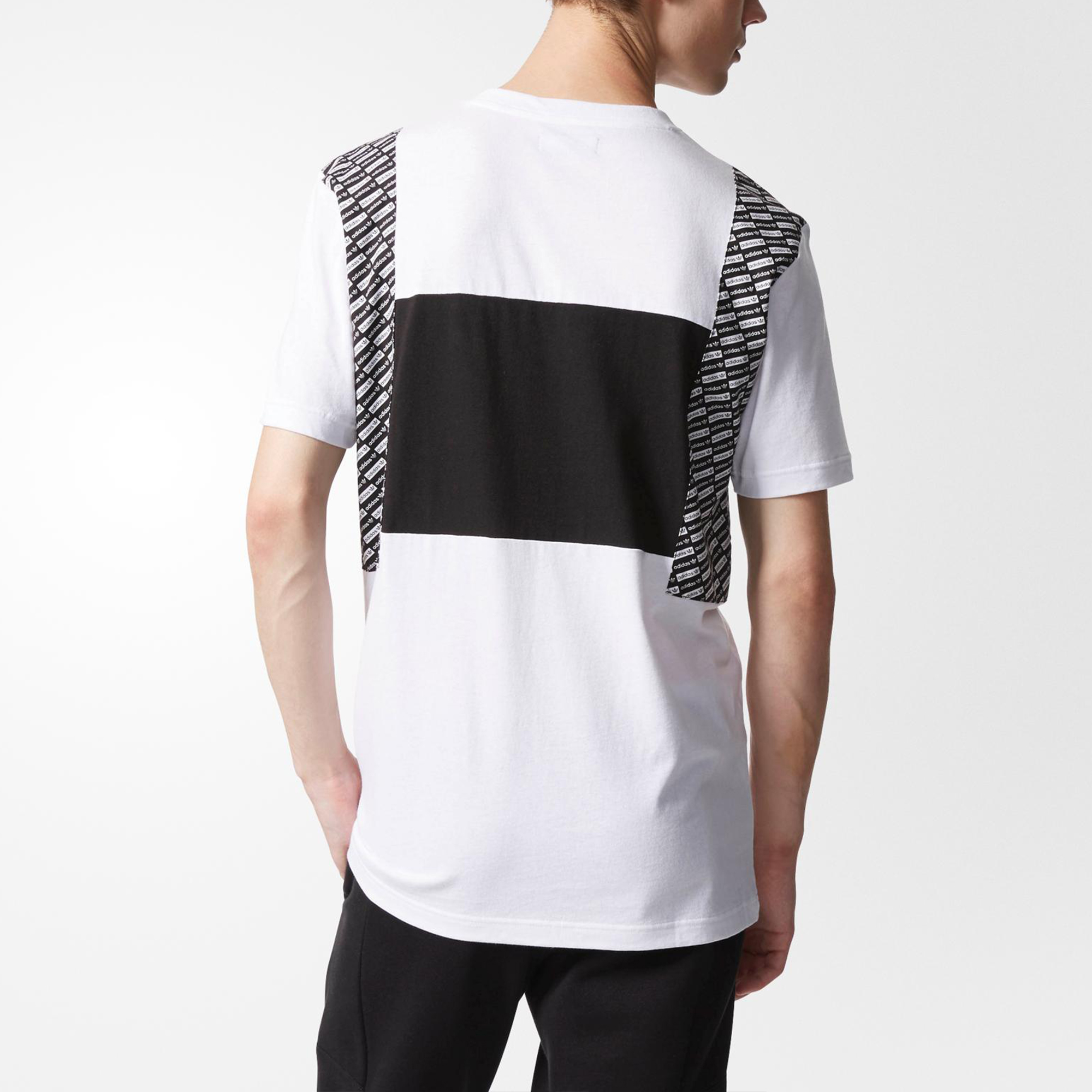 Мужская футболка adidas Originals Lond T-shirt (белая) — фото 4