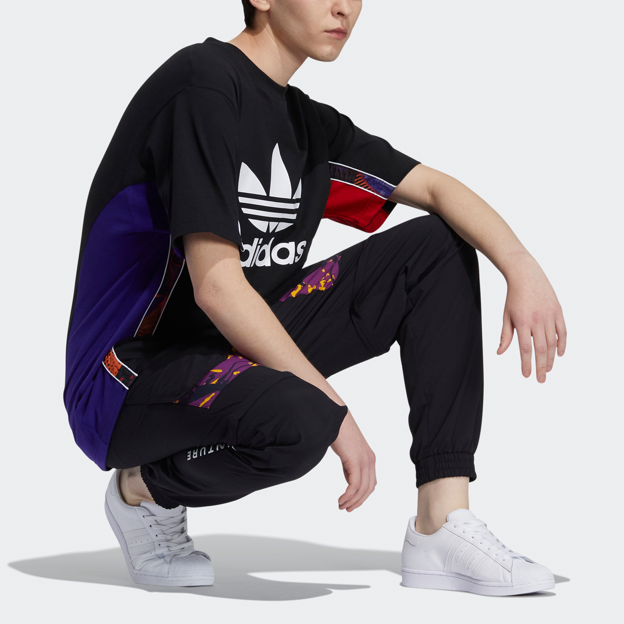 Adidas Originals Sports Pants Men’s Black Moderate