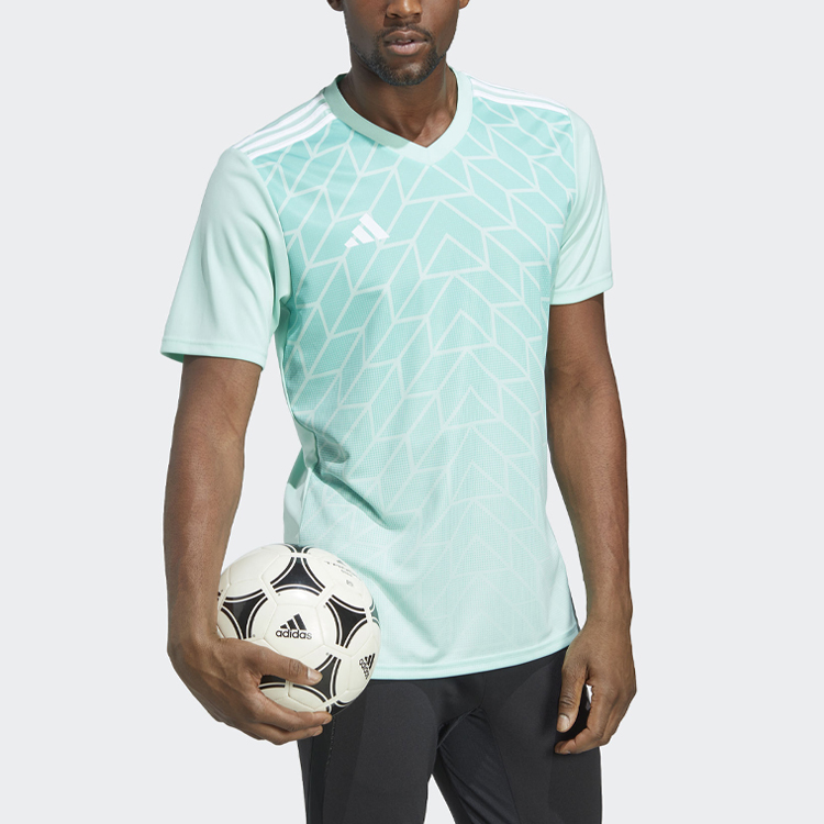 Adidas Soccer Jerseys Men’s Green Moderate Straight Fit