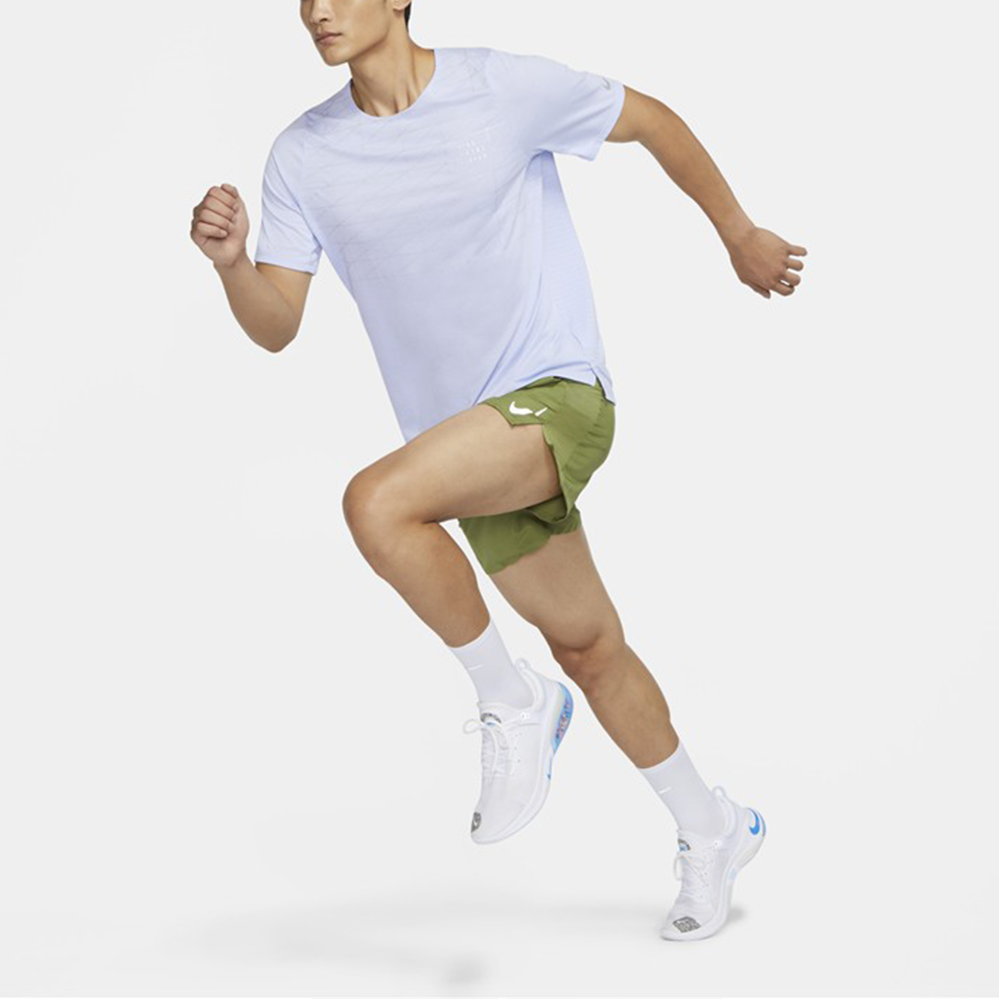 Мужская футболка Nike Rise 365 SS GX (фиолетовая) — фото 5