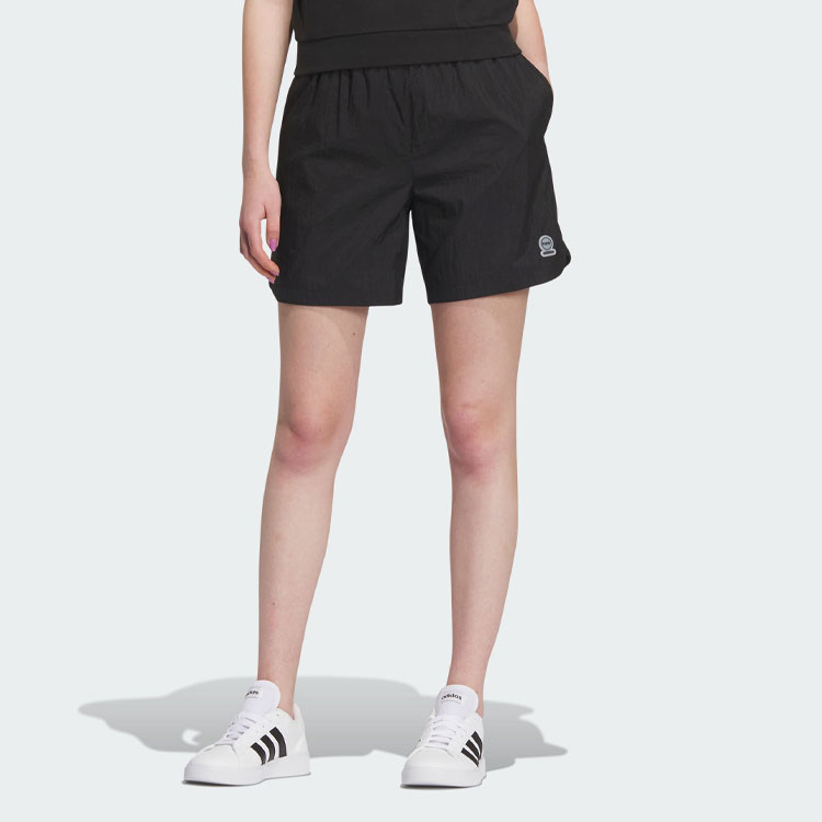 Adidas Neo Sports Shorts Women’s Black Moderate Knitted Shorts