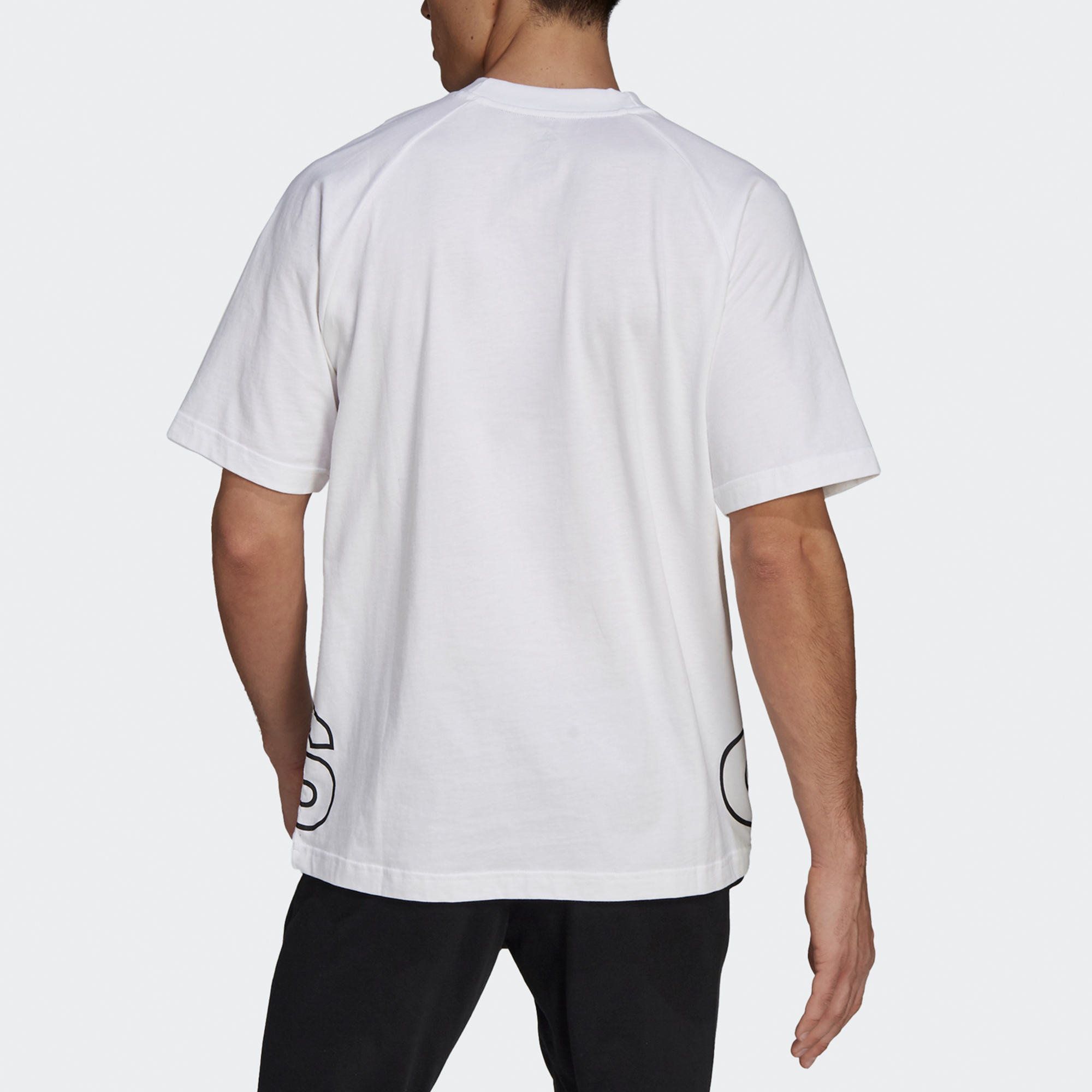 Мужская футболка adidas U Big Logo T (белый) — фото 2