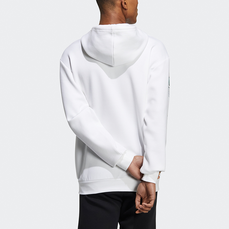 Мужское худи adidas neo (белое) — фото 3