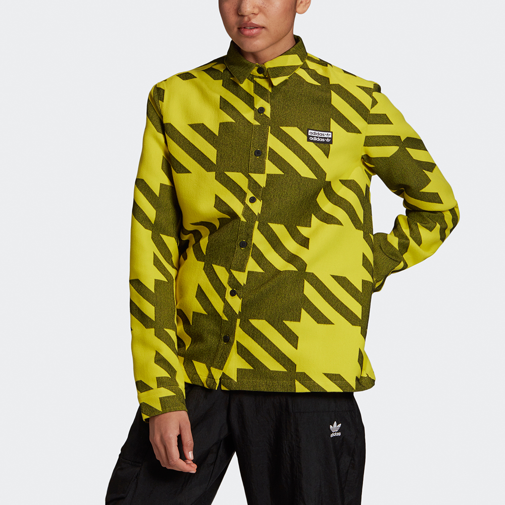 Женская куртка adidas R.Y.V. (лимонно-желтая) — фото 3