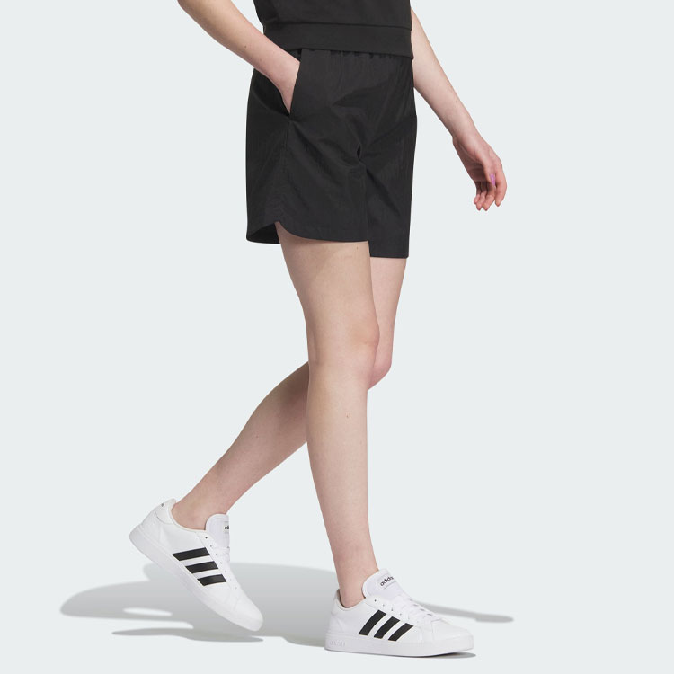 Adidas Neo Sports Shorts Women’s Black Moderate Knitted Shorts