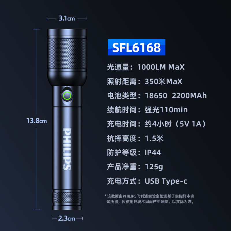 PHILIPS Outdoor Lightings Flashlight Multifunction Charging Camping