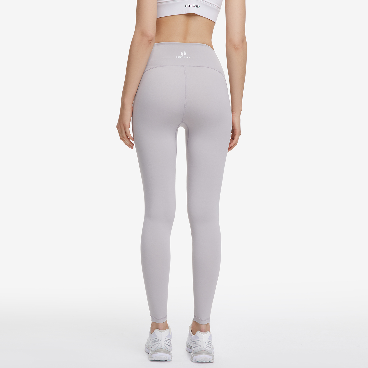 HOTSUIT Yoga Pants Women’s Rose Gray Moderate