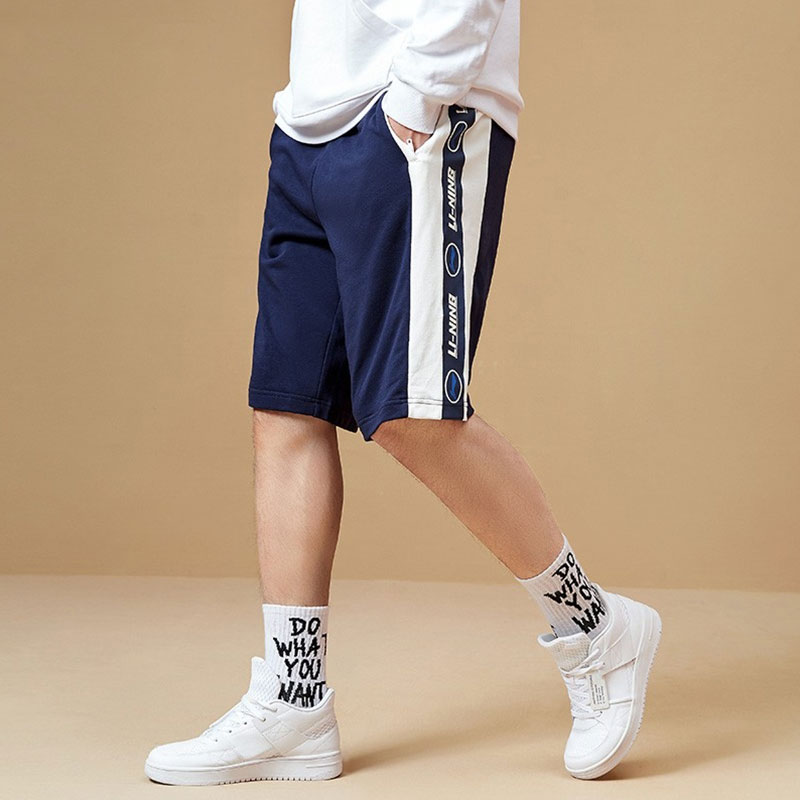 Li Ning Sports Fashion Collection Sports Shorts Men’s Blue Moderate