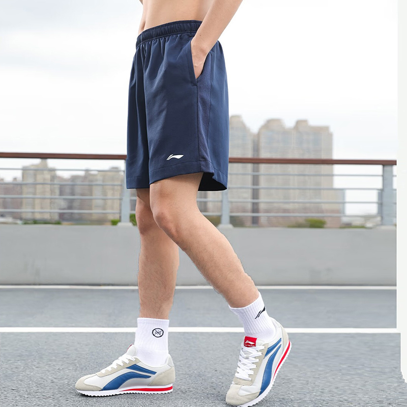 Li Ning Sports Shorts Men’s Navy Blue