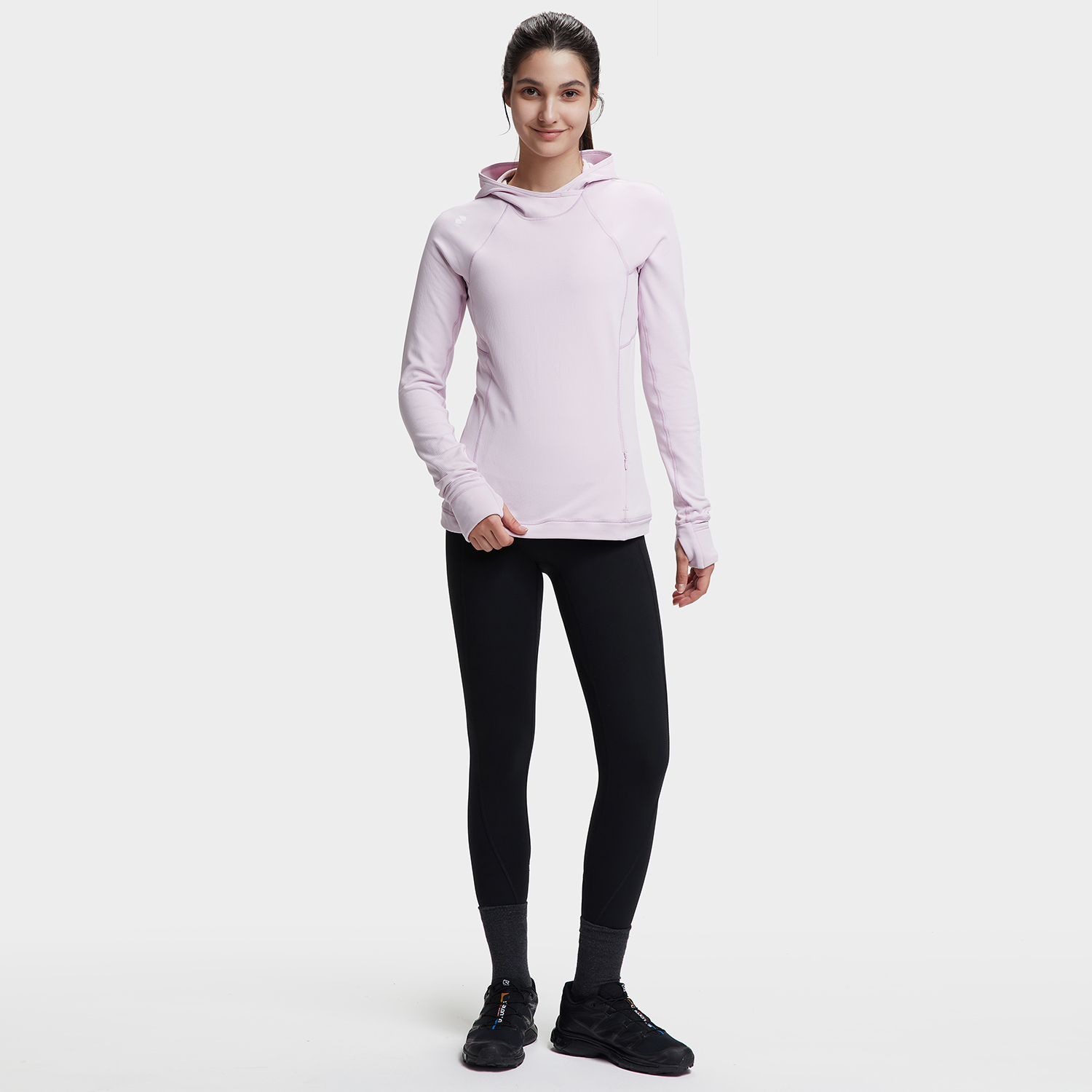 HOTSUIT Fleece Tops Women’s Hooded Thin Regular