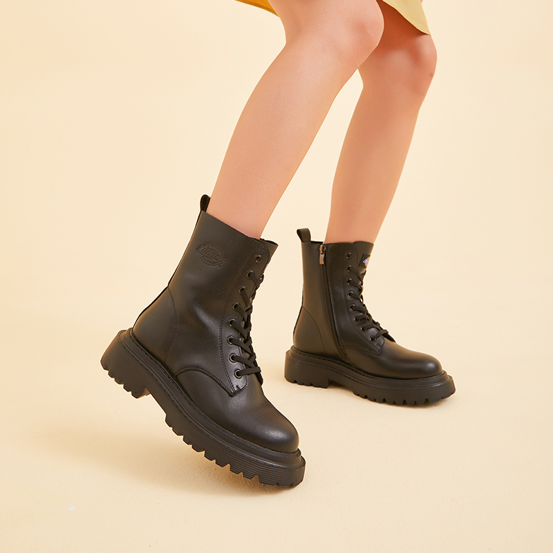 Dickies Short Combat Boots Women's Black