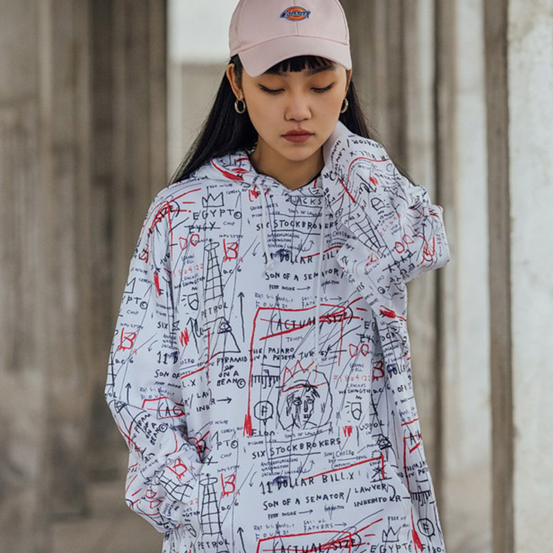 Худи Dickies с принтом (белое) — фото 4