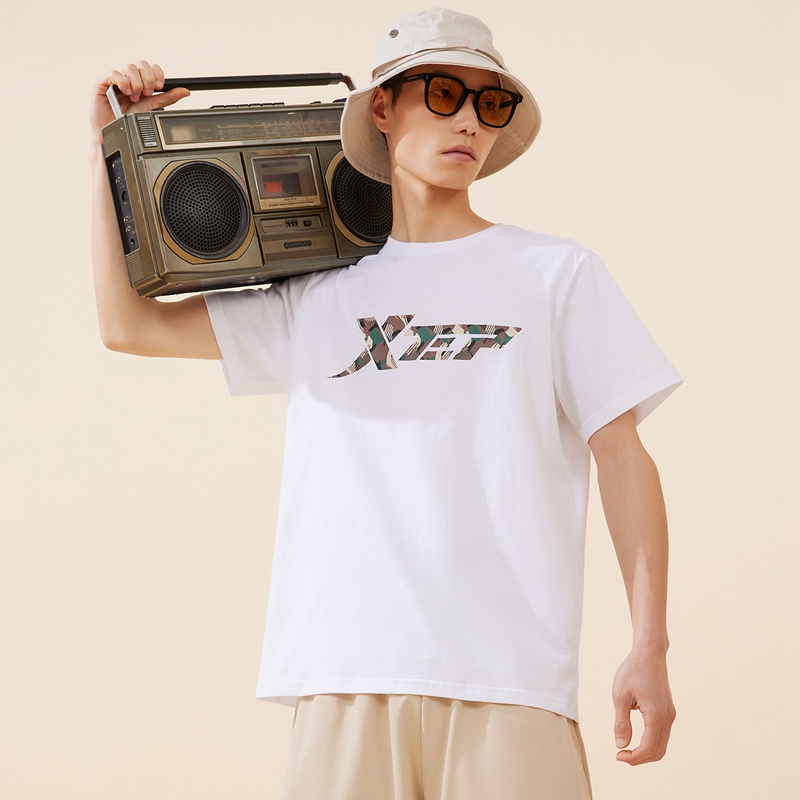 XTEP Comprehensive Training Short Sleeved Running T Shirt Unisex