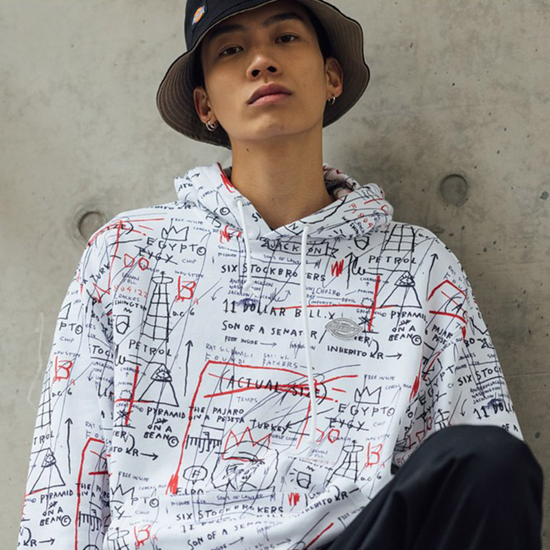 Худи Dickies с принтом (белое) — фото 3
