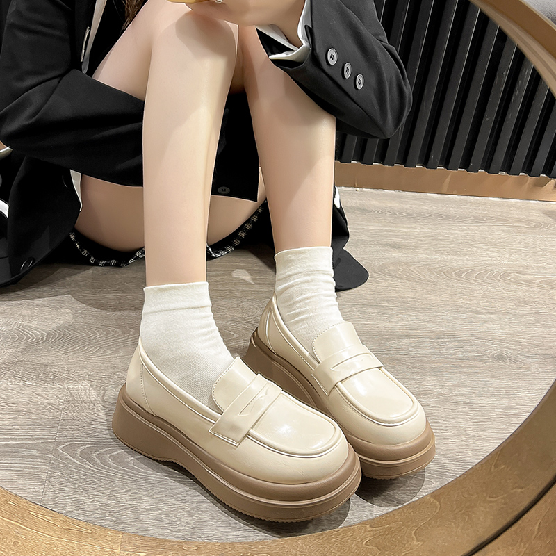 AGSDON PU Leather Women's Casual Shoes Women's Black