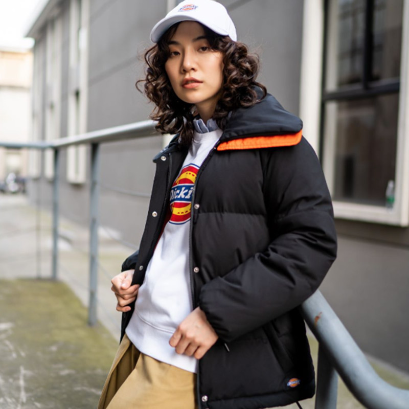 Женская куртка Dickies DK008103BLK (черная) — фото 5