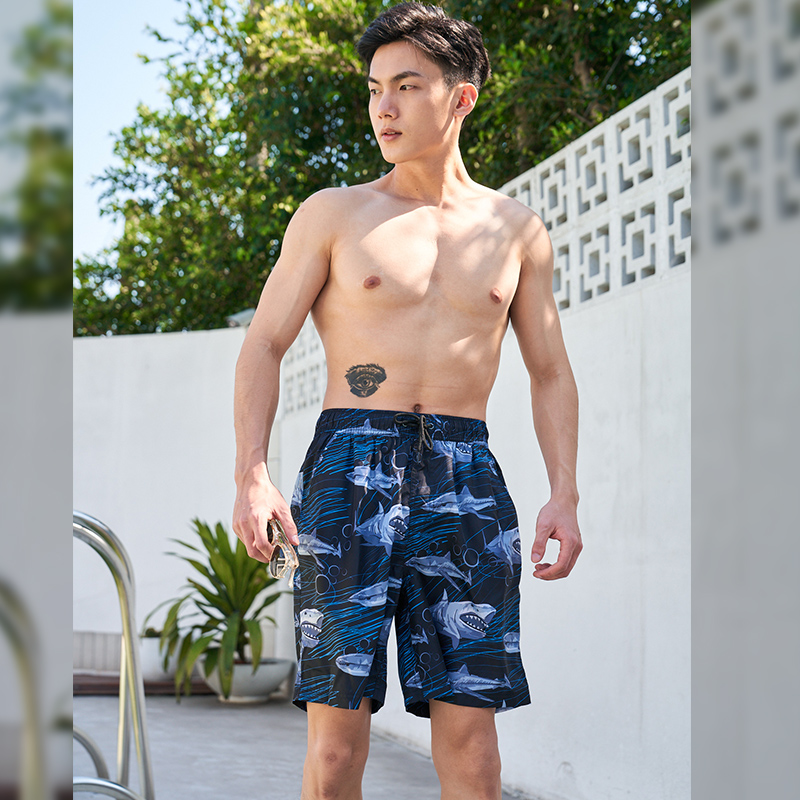 Li Ning Beach Shorts Men’s Blue