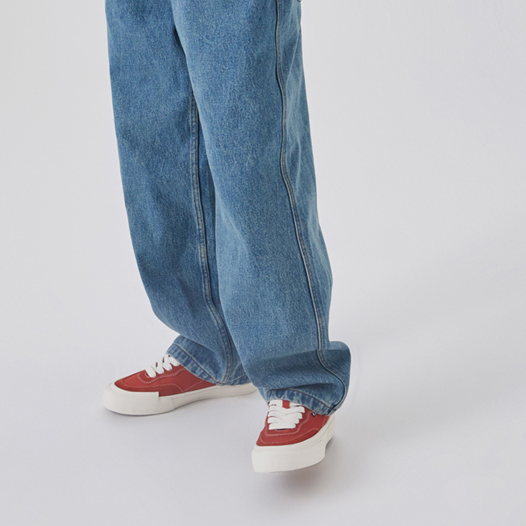 Vision Street Wear Flat Top Low top Skateboard Shoes Unisex Grapefruit
