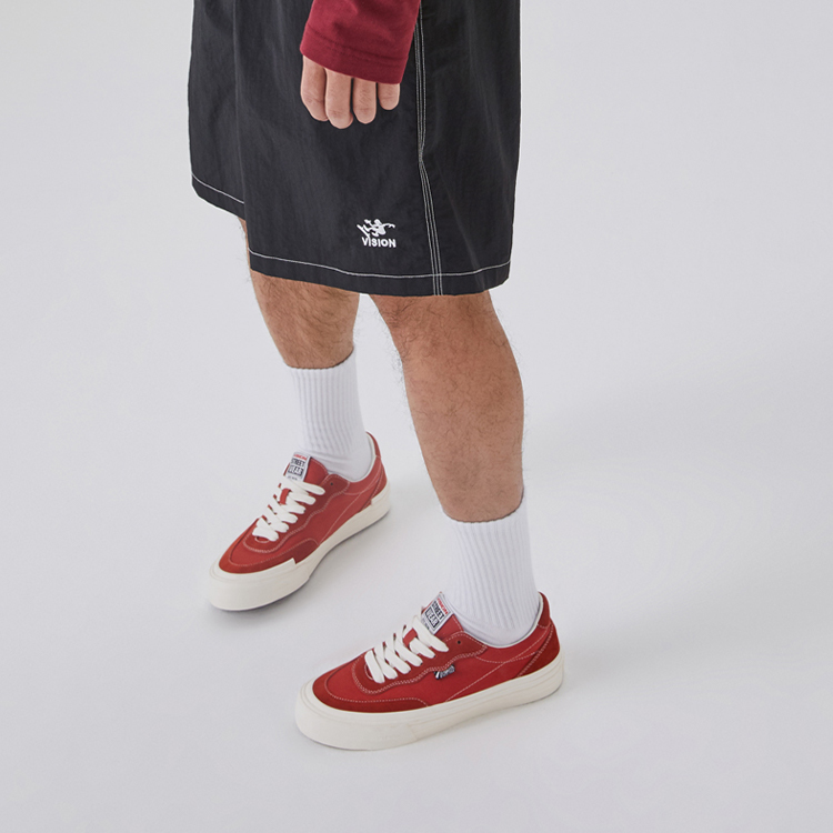 Vision Street Wear Flat Top Low top Skateboard Shoes Unisex Grapefruit