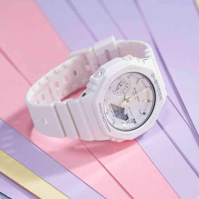 Женские часы Casio G-SHOCK WOMAN (белые) — фото 7