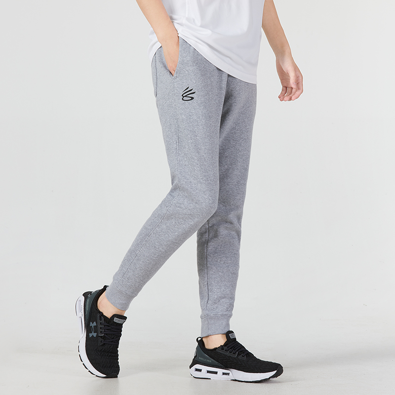 Under Armour Solid Color Sweatpants Men’s Gray