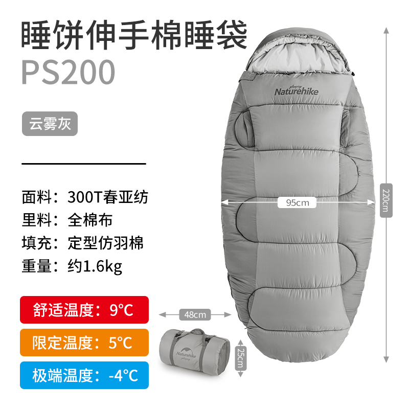 NATUREHIKE Sleeping Bags 95*220cm