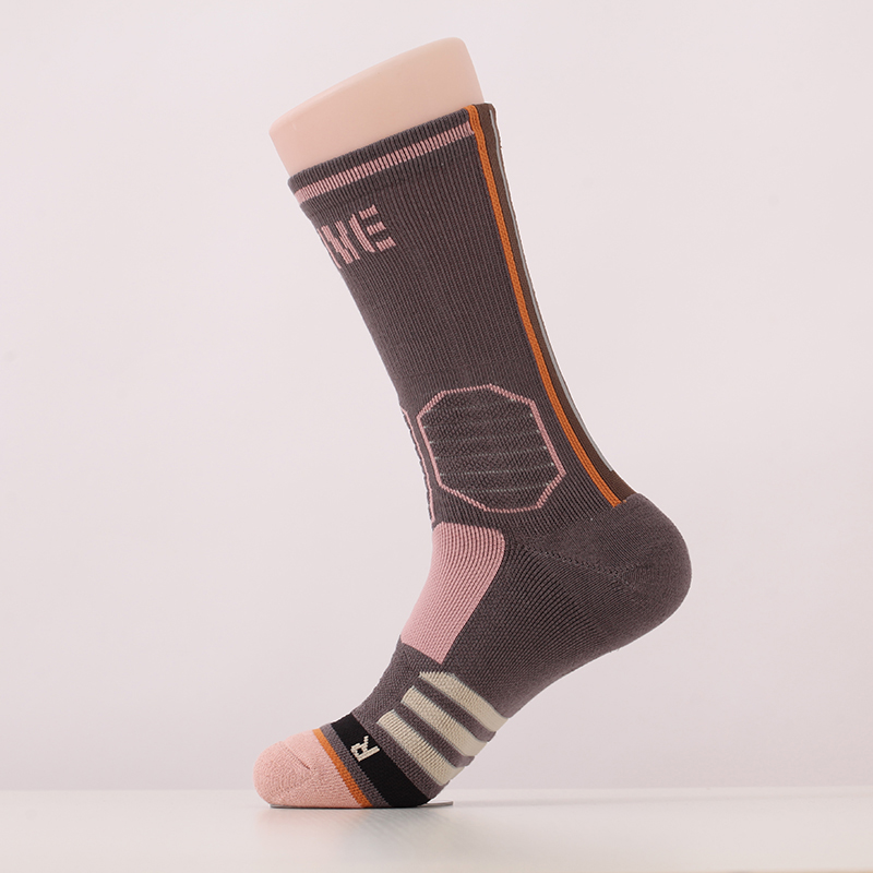 Li Ning Sports Basketball Collection Basketball Socks Unisex 2 Pack Sparrow Umber