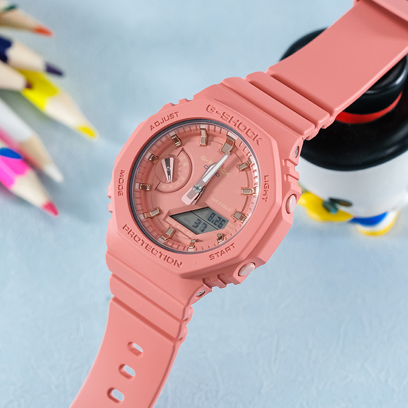 Женские часы Casio G-SHOCK (розовый) — фото 7