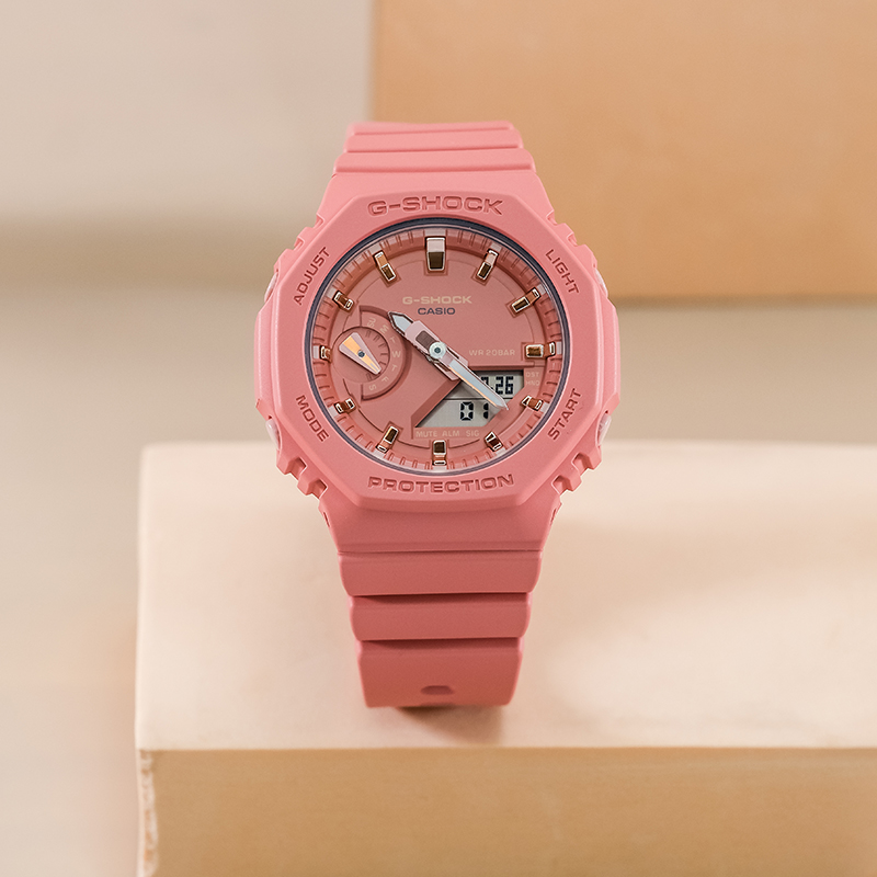 Женские часы Casio G-SHOCK (розовый) — фото 9
