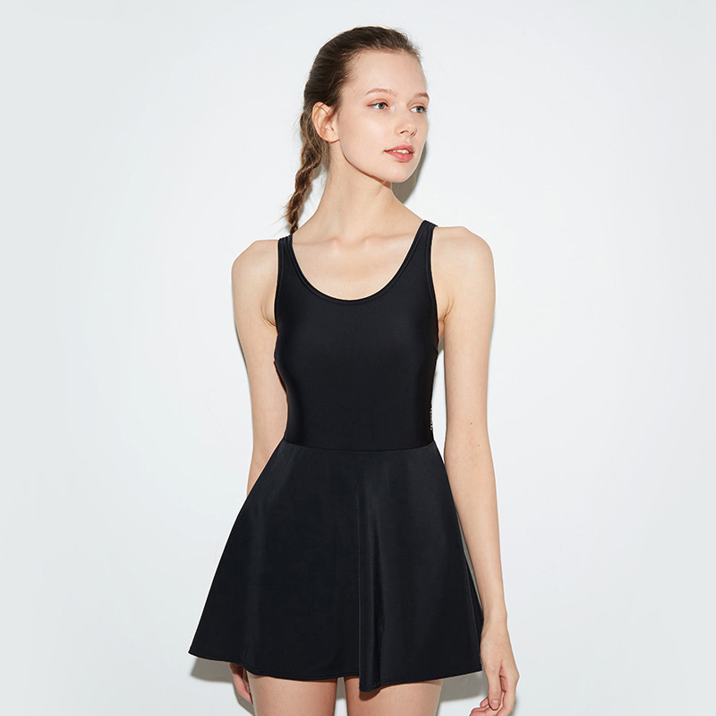 Speedo Swim Dresses & Skirts Women’s Black Skirt One Piece Swimsuit