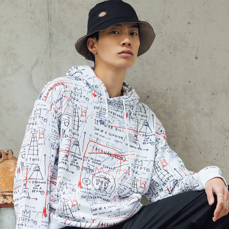 Худи Dickies с принтом (белое) — фото 2